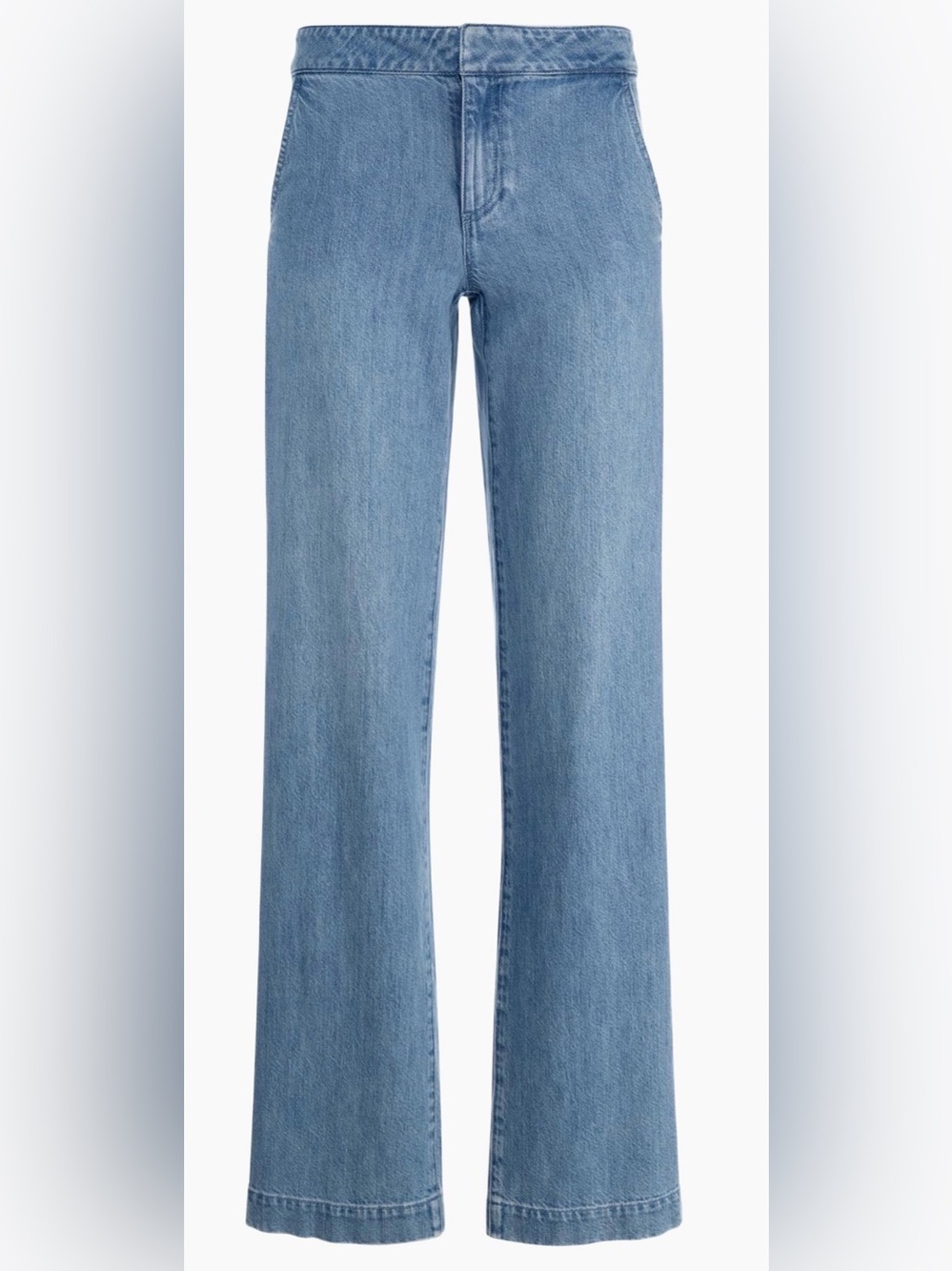 Alice + Olivia Xander Low-Rise Straight-Leg Jeans - Picture 6 of 14